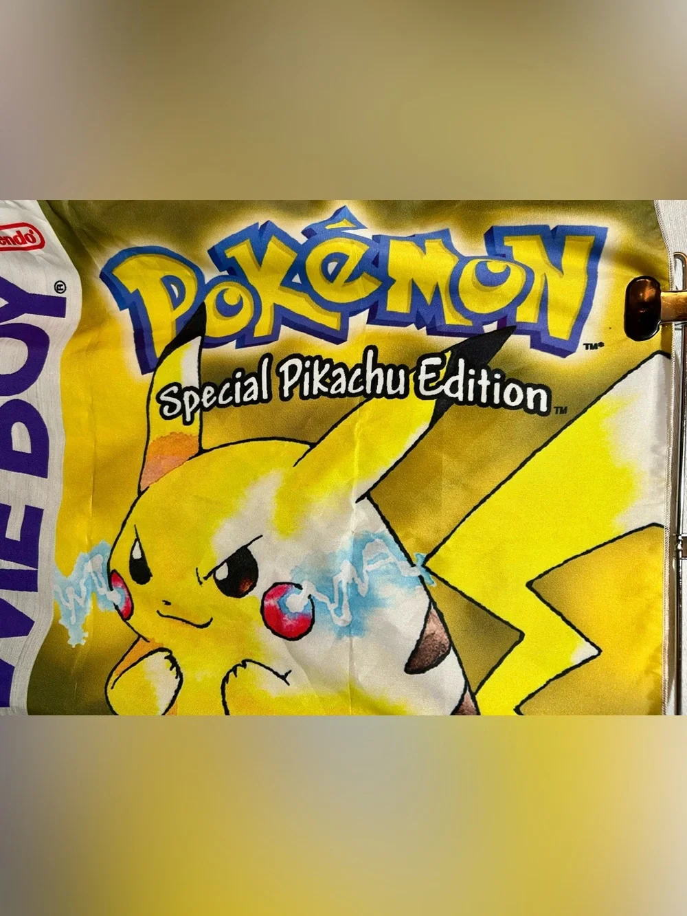 Pokémon Game Boy Fabric Wall Banner Large Pikachu Blastoise Charizard Retro Game